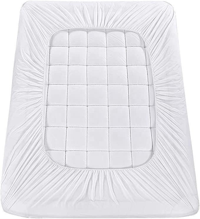 High Quality Waterproof Smooth Breathable Rest Mattress Pad Bed Cover Home Mattress Topper