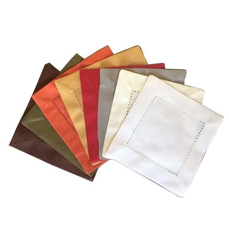 Factory custom linen napkins with tassels, fine rustic dinner napkins in bulk decorative table napkins for weddings/dinners