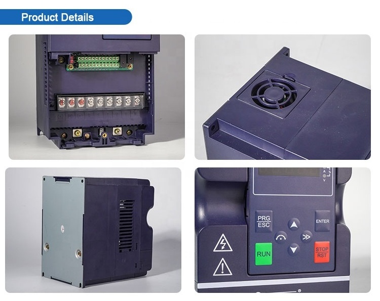 China Leading Frequency Inverter Manufacturer AC Drives VFD Speed Controller for 45KW 220V Three Phase Motor