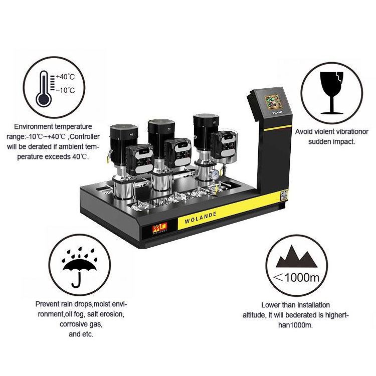 Constant Pressure PID Control Booster  Water Supply Pumps System