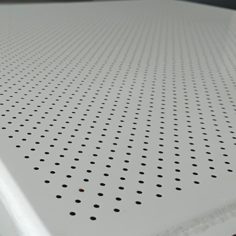 Perforated ceiling tiles industrial grade metal plain and perforated tiles manufacturers company made in India