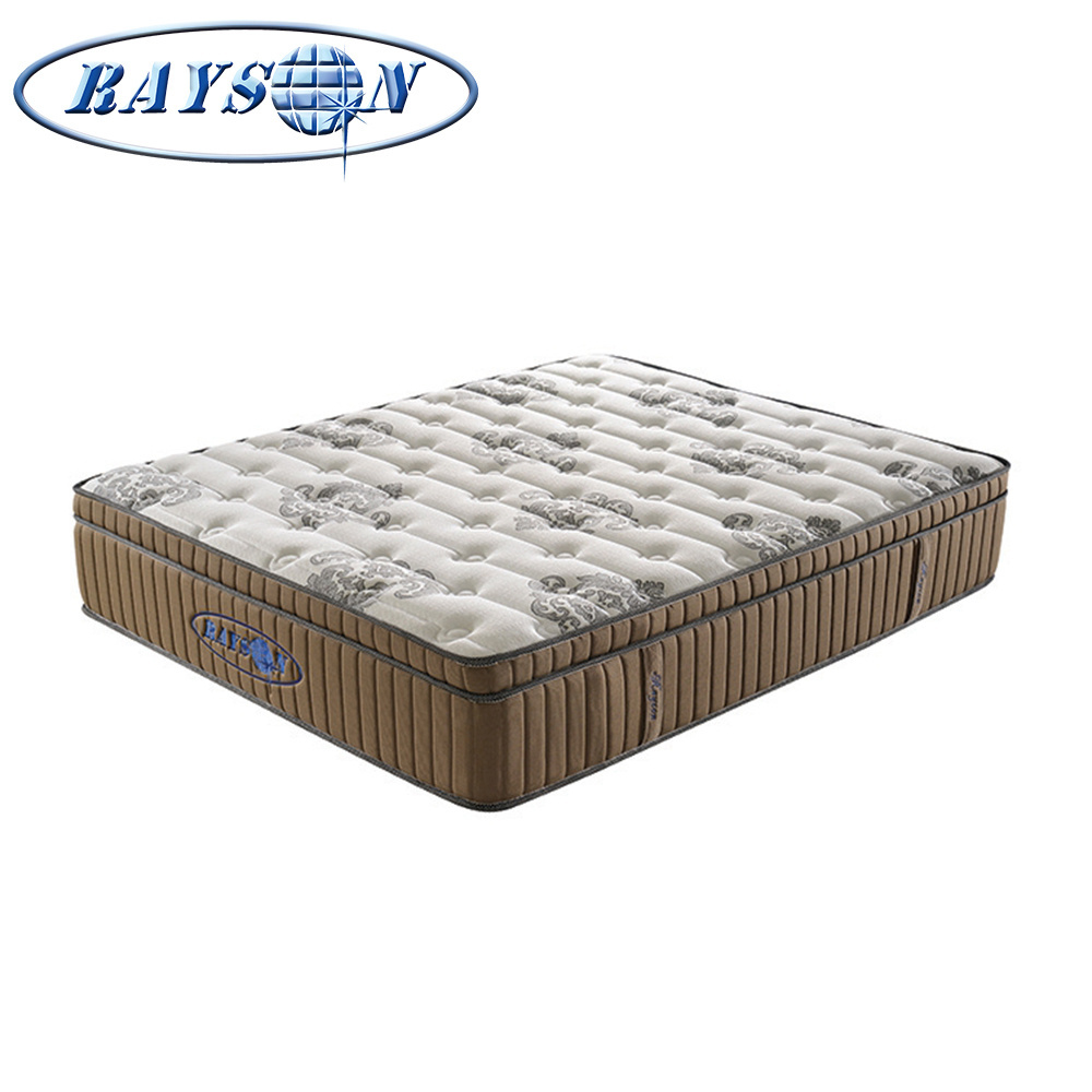 Customized Designed  Guangdong Compressed Sponge Mattress Wholesale Suppliers King Coil Pocket Spring Mattress