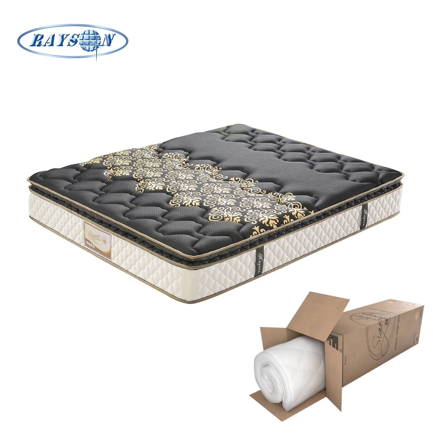 king size bonnell spring mattress bedroom furniture bed mattress Spring Mattress With Memory Foam Pillow Top