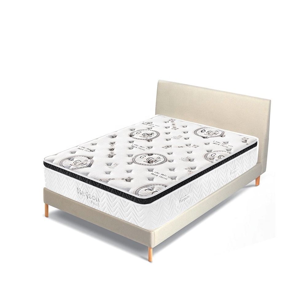 high quality inflatable bed pocket spring mattress double