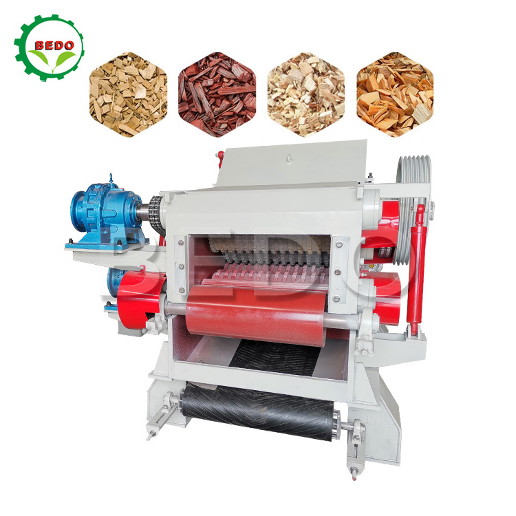 CE Approved Drum Rotary Wood Chipper Firewood Chips Making Machine Drum Bamboo Chipper For Sale