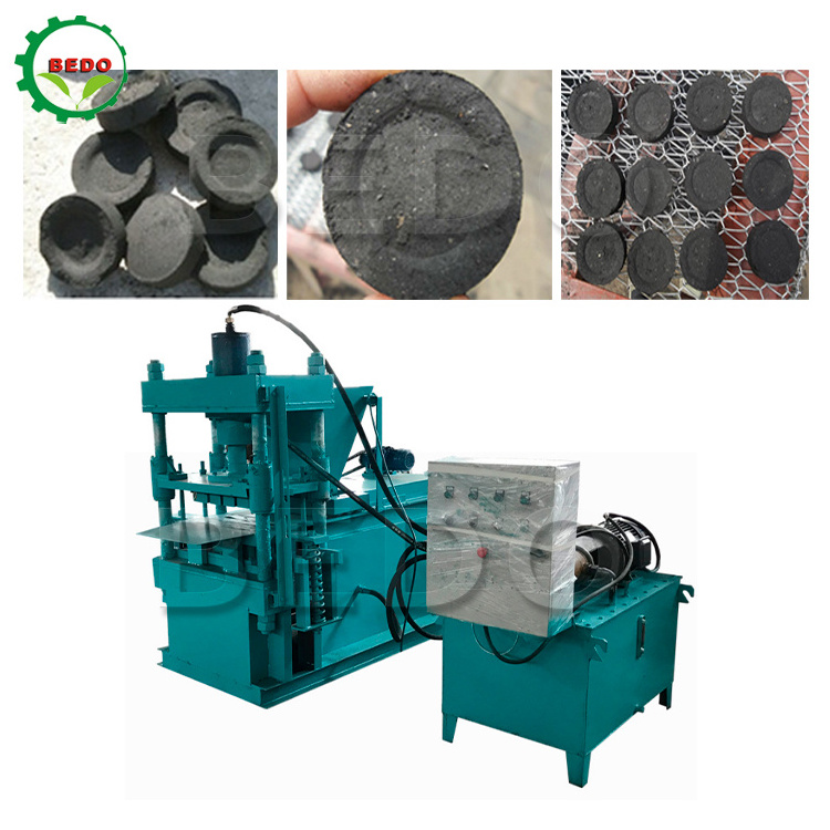 Hydraulic Cube Tablets Coconut Shell Powder Making Press Moulding Shisha Charcoal Briquette Machines For Hookah