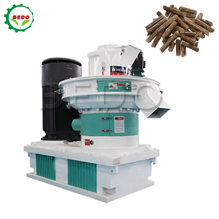 New Design Ring Die Biomass High Efficiency Wood Pellet Machine Vertical Ring Die Pellet Mill