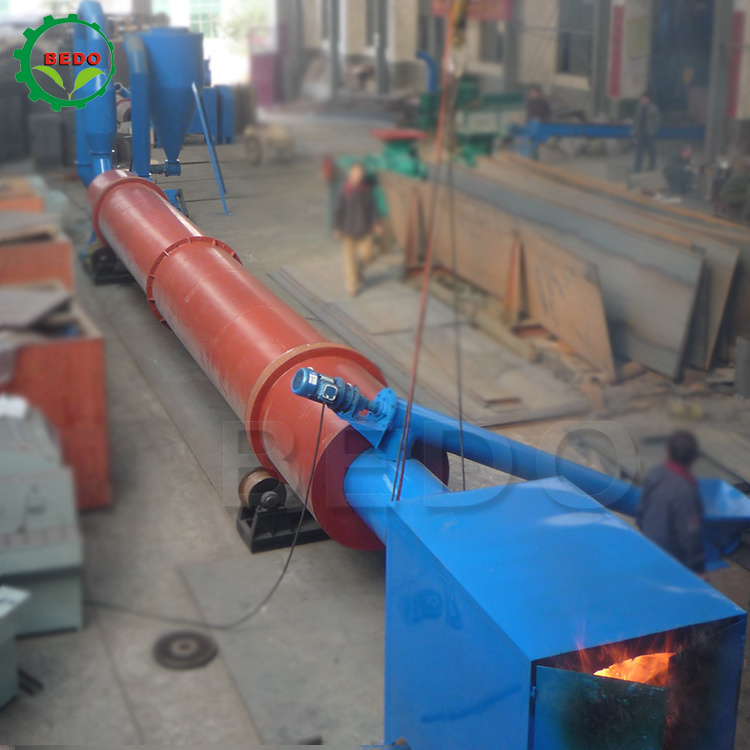 Good Quality 1T/H Wood Sawdust Dryer Rotary Drum Dryer Wood Chips Drying Machine