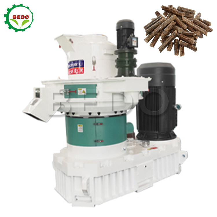 New Design Ring Die Biomass High Efficiency Wood Pellet Machine Vertical Ring Die Pellet Mill