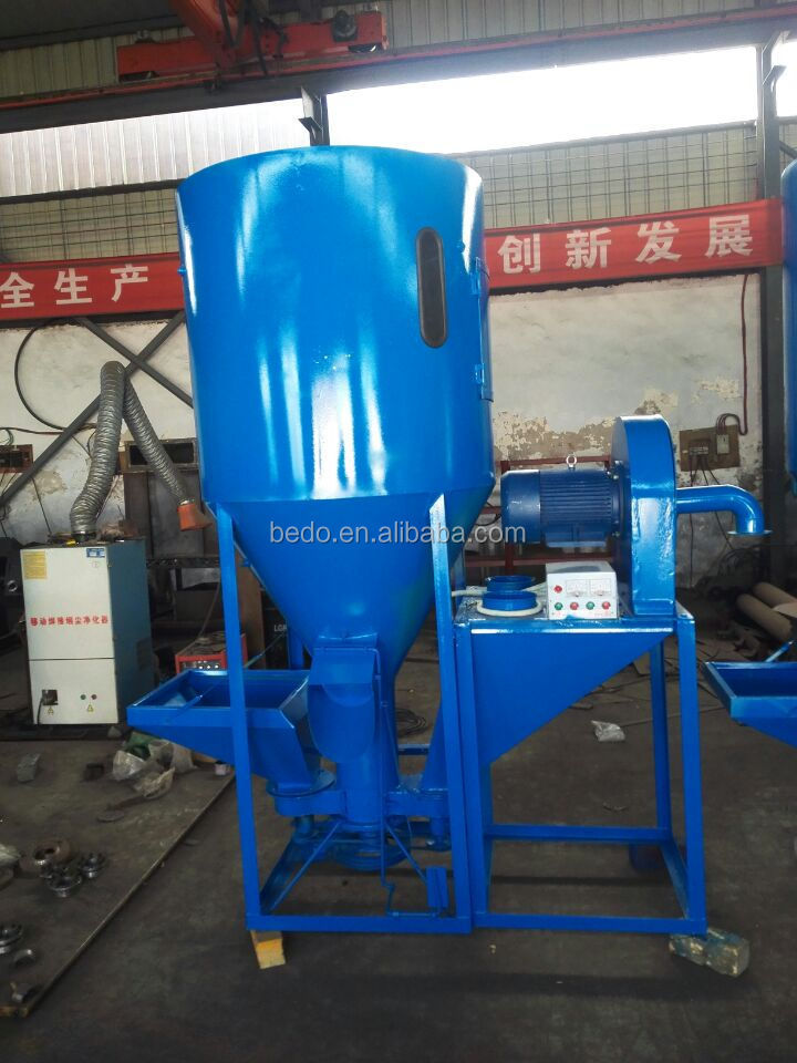 Animal Chicken Pig Feed Crushing And Mixing Machine Equipment For Sale Combined Crusher Mixer Animal Feed Grain Grinder