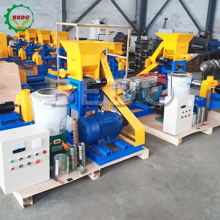 Floating Fish Feed Mill Pellet Extruder Making Machine Fish Food Manufacturing Machine for Sale