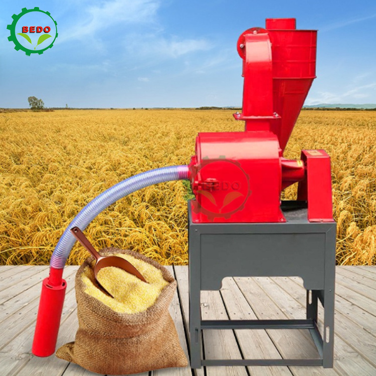 Home Corn Grinder Self-priming Wheat Flour Milling Machine Soybean Wheat Grinder