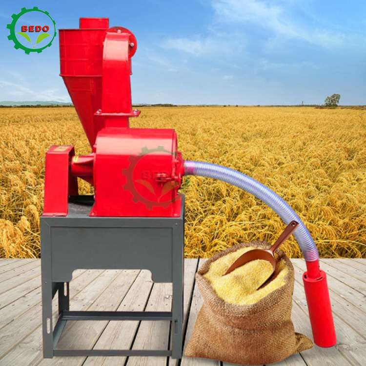 Home Corn Grinder Self-priming Wheat Flour Milling Machine Soybean Wheat Grinder