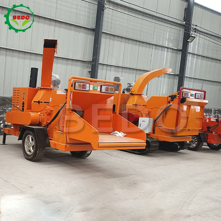 Factory Supply PTO Wood Crusher Machine Shredder Tree Branch Wood Mulcher Chipper For Tractor Diesel Wood Chipper Machine