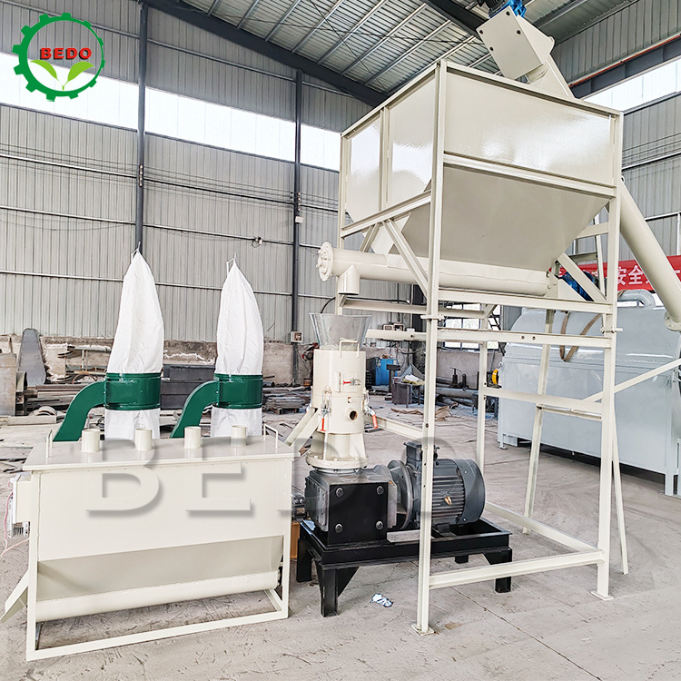 High Quality Alfalfa Wood Pellet Production Line Hay Straw Pellet Making Machine