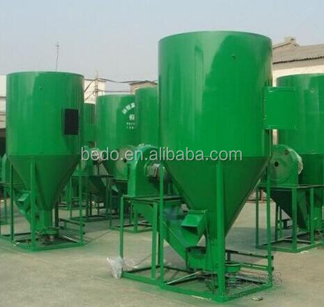 Vertical Type Feed Grinder And Mixer Machinery Cattle Cow Feed Grinder And Mixer