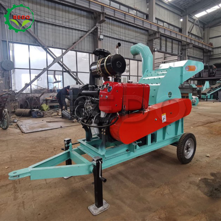 Ghana Mini Pto Driven Mobile Diesel Hay Hammer Mill Parts Hammer Crusher With Diesel Engine