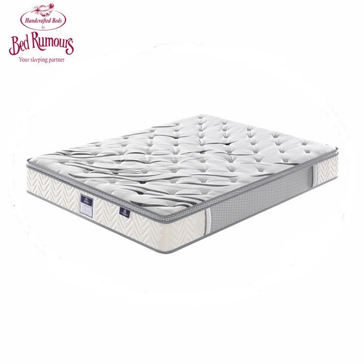 Hotel available sizes memory soft foam 5 zones pocket spring mattress  roll in a box