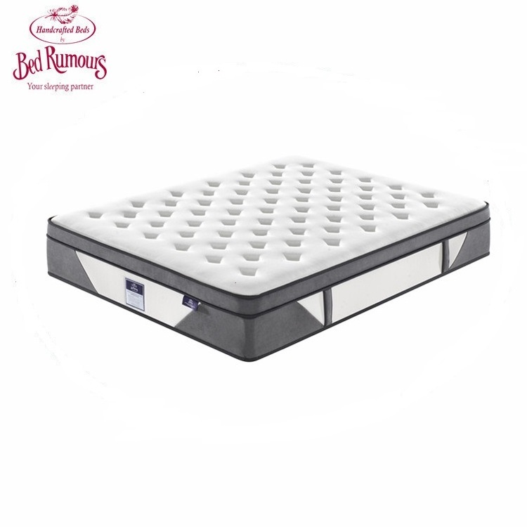 Hotel available sizes memory soft foam 5 zones pocket spring mattress  roll in a box