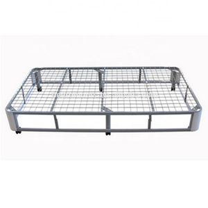 Tool-Free Assembly Mattress Foundation Metal Steel Bed 14 Inch Metal Platform Bed Base Package In A Box Frame Metal Steel