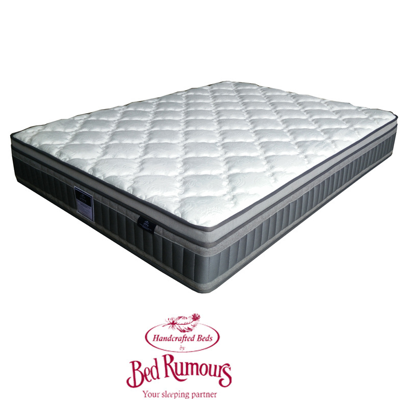 Pillow top roll packed 34cm height king mattress twin size spring pocket bed mattress manufacturers