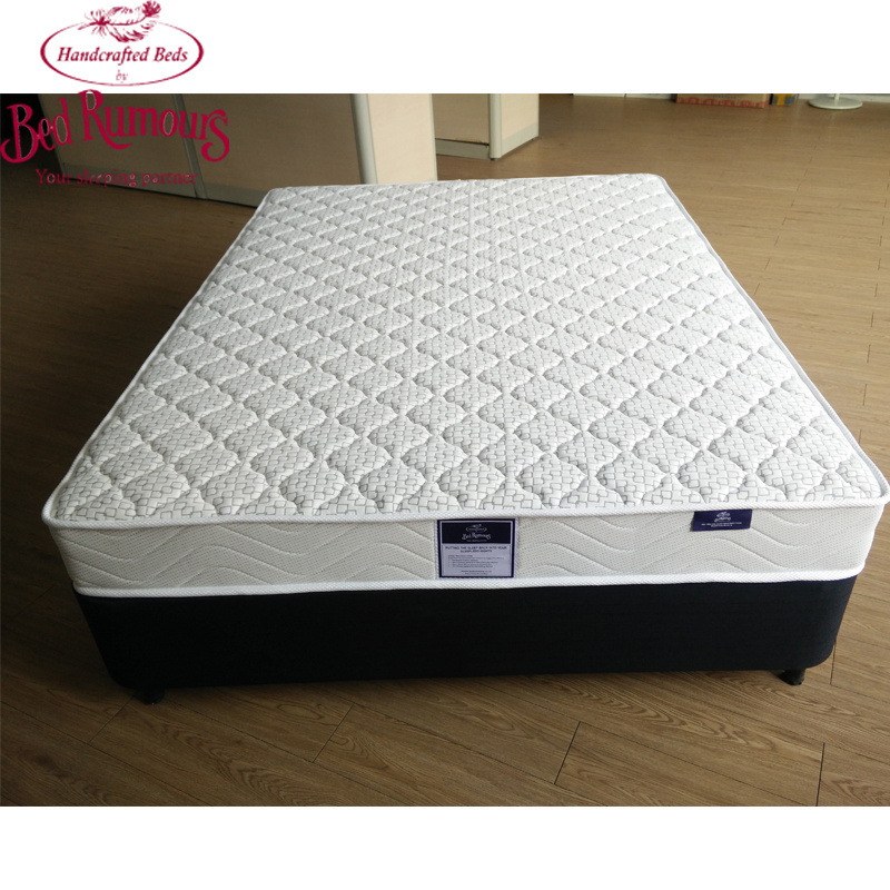 New style pillow top king double side cool gel memory foam spring pocket bed mattress