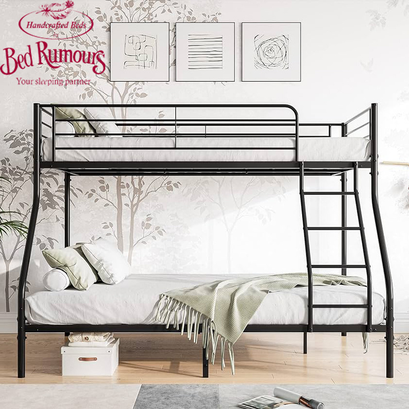 bedroom furniture custom wholesale house kids room dormitory student metal iron bunk beds for children