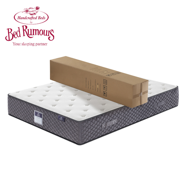 Hotel bed king size memory foam roll up pocket spring bed mattress in a box sale