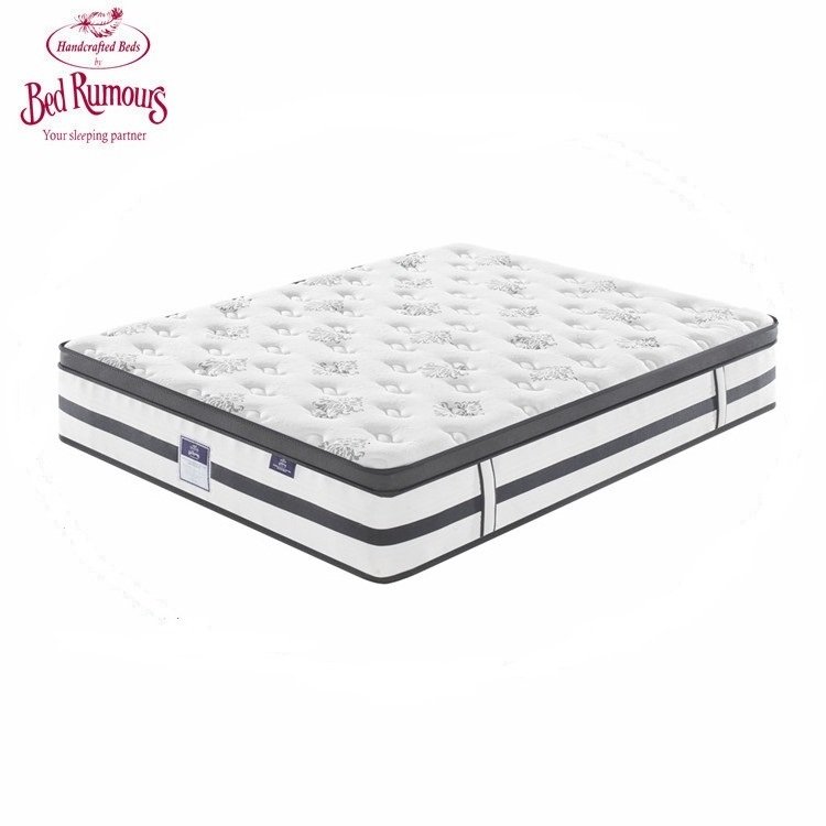 Hotel available sizes memory soft foam 5 zones pocket spring mattress  roll in a box