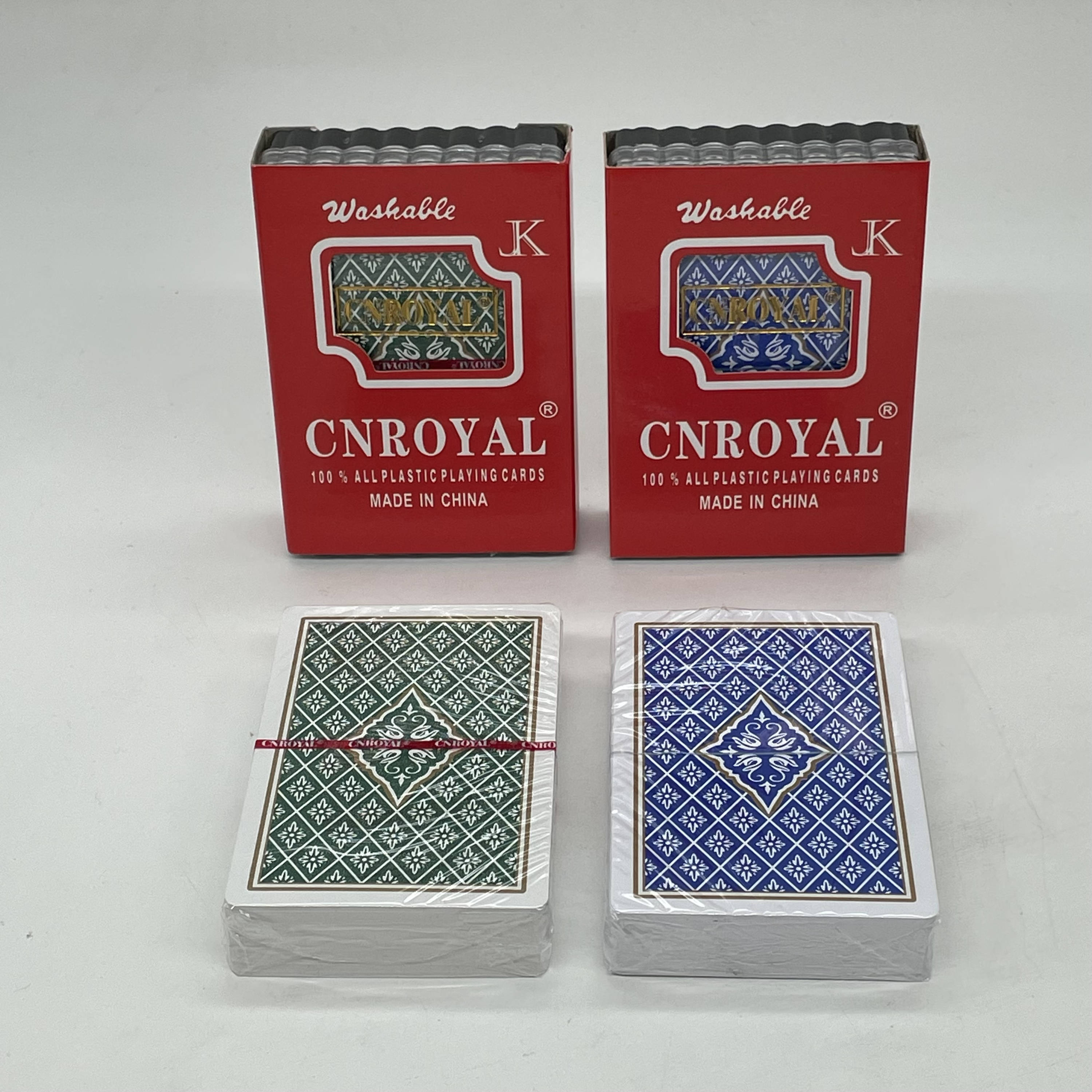 Wholesale Exquisite Printable Playing Cards PVC 0.3mm Double-sided Frosted PVC Waterproof Playing Card Poker Cards