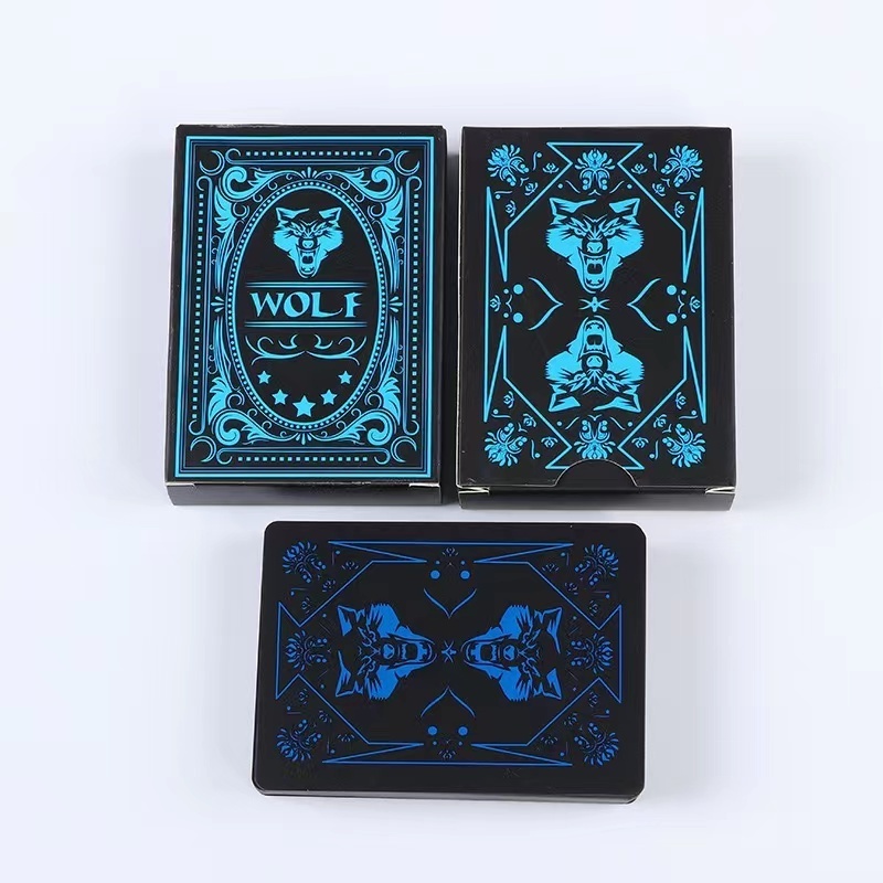 New style encendedor waterproof poker cards custom logo playing game cards