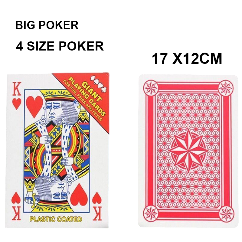 Wholesale Oversized Playing Cards Three Layer Structure Large Size Poker Playing Card