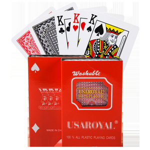 Custom Design Your Logo Paper Printed Playing Cards Plastic Bridge PVC Waterproof Poker Set Blank Sublimation Playing Cards