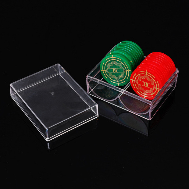 Customized Clear Acrylic Poker Chip Trays and Stackable Poker Chip Tray Racks