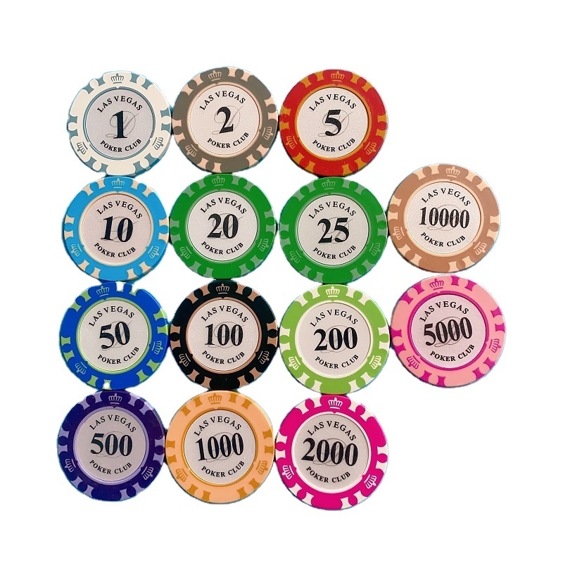 Gambling Casino Entertainment Poker Chip Professional Premium Clay Ceramic Poker Chips