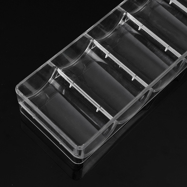 Customized Clear Acrylic Poker Chip Trays and Stackable Poker Chip Tray Racks