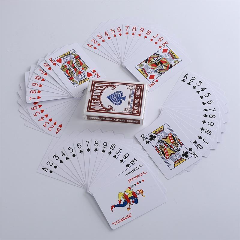 2024 hot high quality waterproof PVC playing cards factory Price In Stock Double Deck Playing Cards Poker