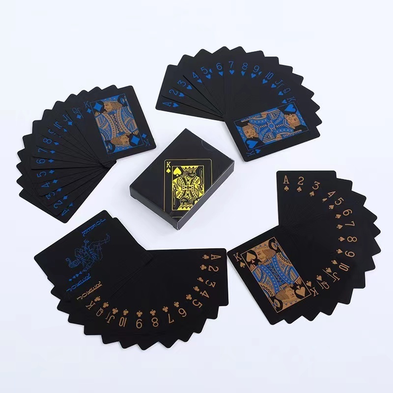 Printing Logo 57x87mm Pvc Plastic Game Poker Playing Card Waterproof Sublimation Playing Card With Box