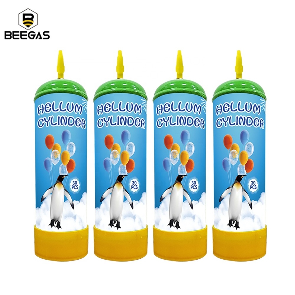 Factory Direct Sale Portable 2.2L Disposable Helium Tanks Pure 99.99% 30LB Balloon Helium Gas