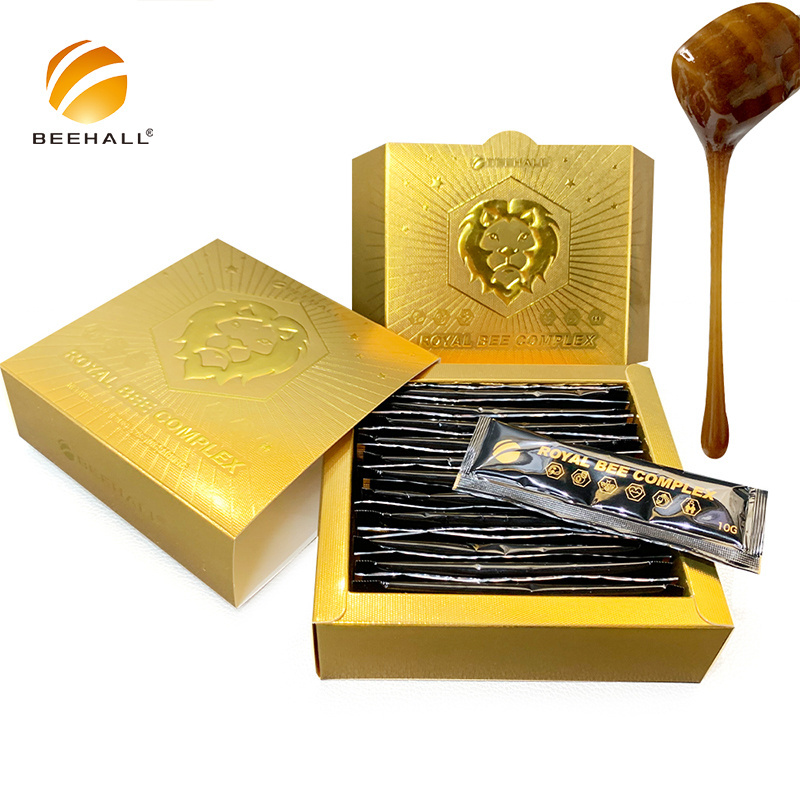 BEEHALL New Product Health Food Organic Natural Royal Bee Complex Honey With Royal Jelly Ginseng Maca