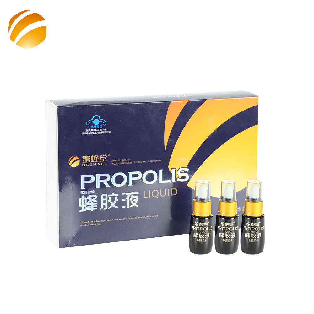 BEEHALL ISO GMP HACCP Factory Propolis Improve Immunity Natural Propolis Extract Liquid