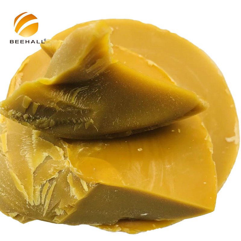 BEEHALL natural yellow bulk food cosmetics grade wholesale beeswax