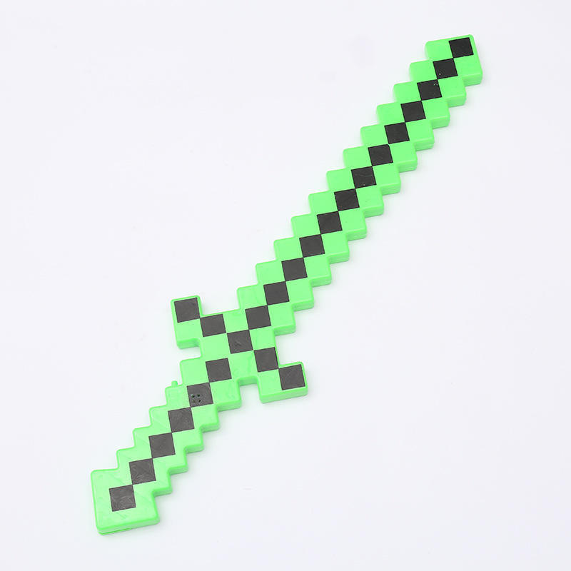 Amazon Hot Sale 2023 Led Light Saber Sword Led Toys With Sound Party Favor Light Up Pixel Sword Toys For Kids Mosaic Sword