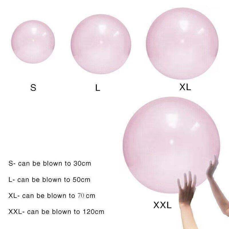 Hot selling giant inflatable ball inflatable water ball toys 30-120cm giant water bouncy bubble balloon stress ball fidget toy