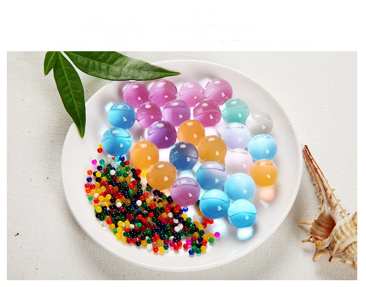 Plant Decoration Polystyrene Jelly Pearls SAP Water Storing Glitter Deco Ball Glowing Ball Magic Crystal Soil Water Beads