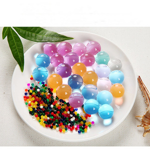 Plant Decoration Polystyrene Jelly Pearls SAP Water Storing Glitter Deco Ball Glowing Ball Magic Crystal Soil Water Beads