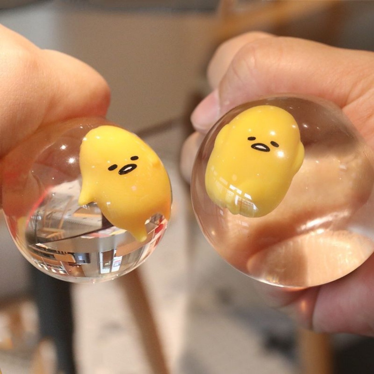 2023 Anti-stress toy Japanese Yolk Bro Pinch Lazy Ball Egg Decompression Toy Water Boiled Egg squishy stress ball fidget toy