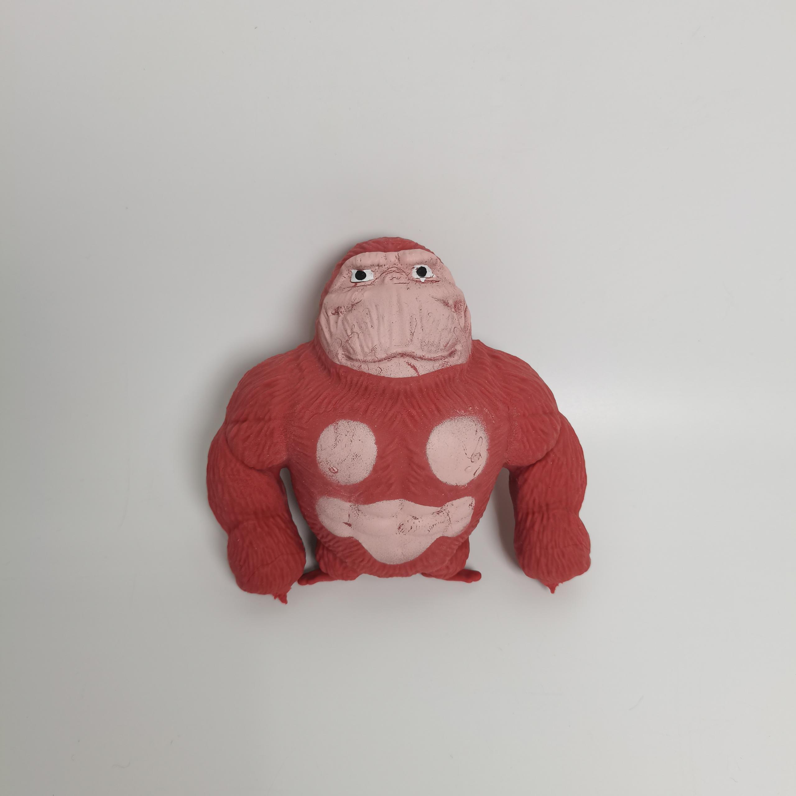 TikTok fall down stretchy chubby figure monkey sqishy toys squishy soft tpr gorilla suit stress relief squeeze squishy toys