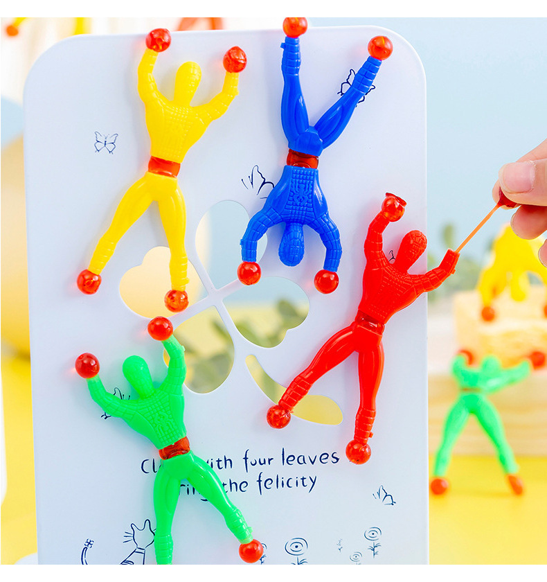 Wholesale  toys sticky wall sticky palm decompression finger stretch toy climbing wall Spider Hand Finger squishy toys