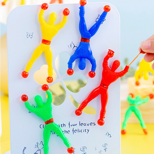 Wholesale  toys sticky wall sticky palm decompression finger stretch toy climbing wall Spider Hand Finger squishy toys